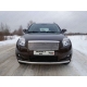 Защита переднего бампера 60 мм ТСС для Geely Emgrand X7 2013-2016