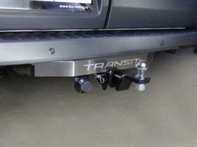 Фаркоп ТСС надпись Transit, шар E для Ford Transit 2014-2021