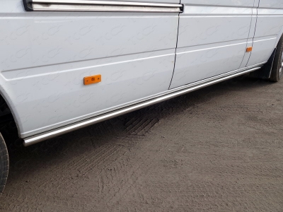 Пороги труба 42 мм ТСС для Mercedes-Benz Sprinter 2014-2018