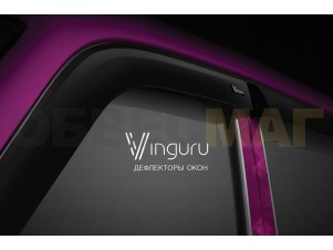 Дефлекторы окон Vinguru 4 штуки на хетчбек для Mitsubishi Colt № AFV38004